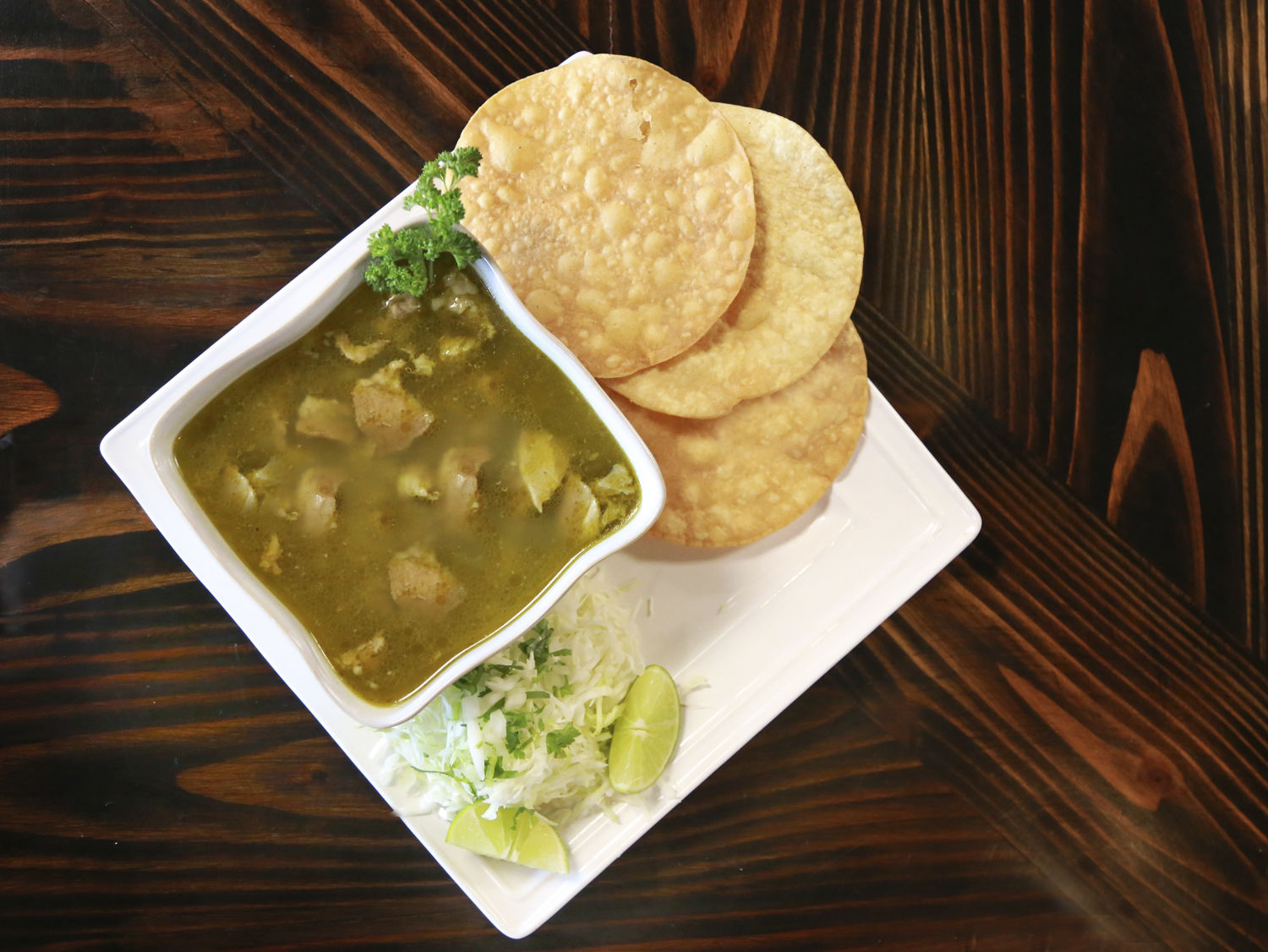 Pozole Verde from Tortilleria Perches